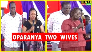 Crowd ERUPTS as Oparanya introduces his 2 Wives in front of Raila today at Kakamega [upl. by Campball974]