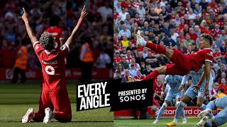 Every angle of Roberto Firminos final Anfield goal for Liverpool [upl. by Anirok464]