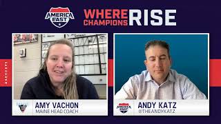 Maines Amy Vachon Chat with Andy Katz [upl. by Ahsataj]