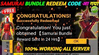 FREE FIRE REDEEM CODE TODAY 30 MARCH REDEEM CODE FREE FIRE  FF REDEEM CODE TODAY 30 MARCH [upl. by Drawyah]