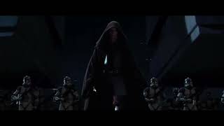 Recut Order 66 Jedi temple scene with anakins temple march theme and custom sfx [upl. by Nolak413]