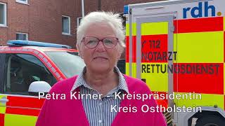 Respekt für Retter Petra Kirner Kreispräsidentin des Kreises Ostholstein [upl. by Nobe]