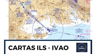 IVAO Tutorial Aproximación ILS con Cartas Navegación IFR Capítulo 3  IVAOES  IVAP [upl. by Zebada952]