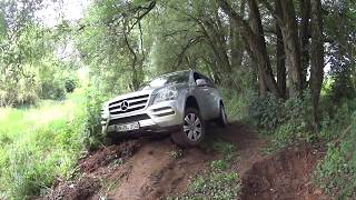 Mercedes GL 350 offroad Allee 3 kampf [upl. by Yrrac304]