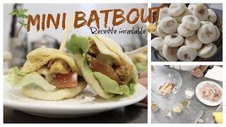 🌙 Ramadan  La Recette Inratable Des Mini Batbout Farcis au poulet façon Chawarma [upl. by Odravde216]