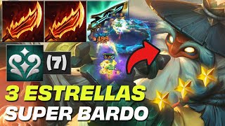 ⭐⭐⭐ SUPER BARDO 3 ESTRELLAS amp 7 MITICOS  Composición META TFT SET 11 [upl. by Ymerej]