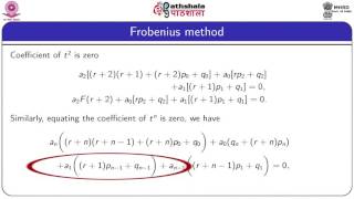 Frobenius series methodI MATH [upl. by Rudich]