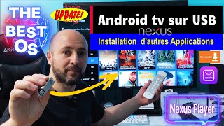 Android TV Nexus Player Os sur USB installation des Applications et Configuration [upl. by Consolata]