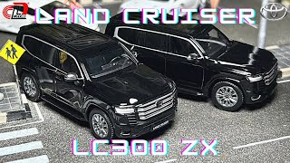 164 LCD Models Toyota Land Cruiser LC300 ZX Black  Diecast Hobby [upl. by Ecinom]