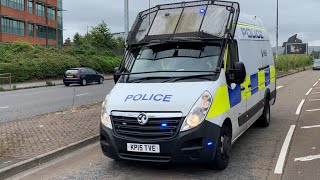 Marked Vauxhall Movano Local Policeing Team Responding Greater Manchester Police [upl. by Johnette]