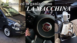 PULIAMO ED ORGANIZZIAMO LA MIA MACCHINA NUOVA ✨🚗 [upl. by Martinsen95]