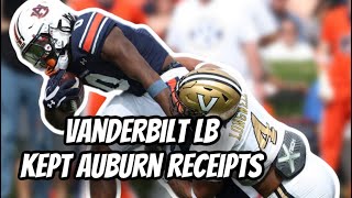 Vanderbilt LB Bryan Longwell shares Christmas rejection text from Auburn after beating the Tigers [upl. by Whelan]