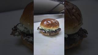 Smash Burger with Scallion Cream Cheese [upl. by Akerdnuhs919]