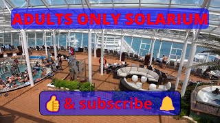 Royal Caribbean Solarium Allure of the Seas [upl. by Iva]