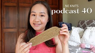 podcast 40  new crochet summer projects cumulus tee oneck ingrid sweater [upl. by Laktasic]