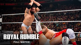 FULL MATCH  Usos vs The Miz amp Damien Mizdow – WWE Tag Team Championship Match Royal Rumble 2015 [upl. by Eillil]