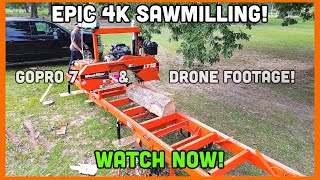 Discover the Beauty Within Quarter Sawing a 100YearOld Oak in 4K [upl. by Amlas239]