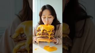 AI 🆚️ Real😋Mukbang funny shorts [upl. by Enirahtak]