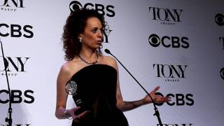 Rebecca Taichman Indecent Director Tony Awards 2017 Backstage [upl. by Copland]