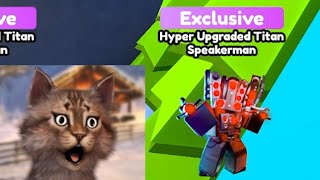 I Opened 250 Exclusive Titan Crates To Get Hyper Upgraded Titan Speakerman In Toilet Tower Defense [upl. by Spring]