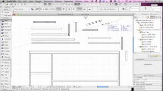 ArchiCAD Basic Training Lesson 6  Coordinate Input The Tracker amp Guide Lines [upl. by Enimzzaj]