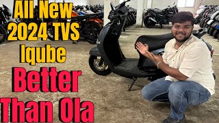 All New TVS Iqube S 2024 Model Price Features and Detailed Review  Better than Ola [upl. by Blayne]