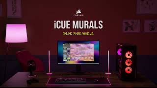 CORSAIR iCUE Murals Lighting – Color Your World [upl. by Gnehc]