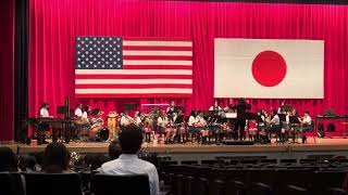 Seisen Middle School band  Stargazer Fanfare by Randall Standridge [upl. by Stoat617]