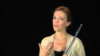 Flute Lesson Posture Breathing and Response [upl. by Wenn]