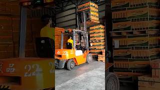 Setting warehouse forklift shorts viralvideo [upl. by Lateehs]