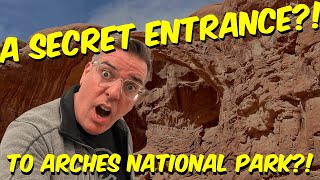 A secret entrance to Arches National Park How to get to the Willow Springs Road off road trail [upl. by Llyrad381]