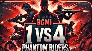 1 Vs 4 In PUBG MOBILE LITE  I am coming to refresh your old memories  Phantom Riders [upl. by Gilud731]