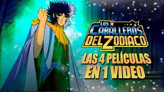 Los Caballeros del Zodiaco Las 4 Películas en 1 Video [upl. by Bartholemy]