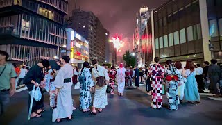 Sumidagawa Firework Festival 2024 japan 4k sumidagawa [upl. by Ambrosius235]