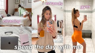 spend the day with me  gym cleaning errands [upl. by Fries]