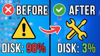 How To Fix High Disk Usage In Windows 1011  Full Tutorial [upl. by Nagel922]