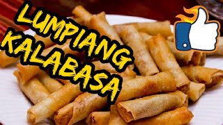 Lumpiang Kalabasa Cheap and Easy Recipe Tipid Cooking [upl. by Aenet]