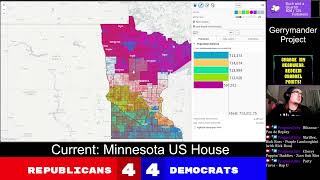 Gerrymander Project Minnesota US House [upl. by Eylrahc577]