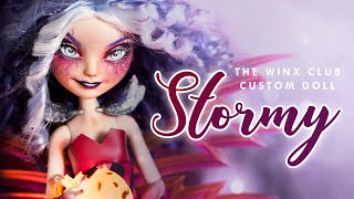 Trix Stormy from the Winx Club • Halloween Collaboration • Custom Doll Tutorial [upl. by Irollam]