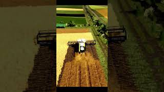 HARVESTING WITH FARMING SIMULATOR farming farmingsimulator25 farmimgsimulator22 [upl. by Nossila]