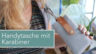 Handytasche zum Anhängen nähen [upl. by Hube]