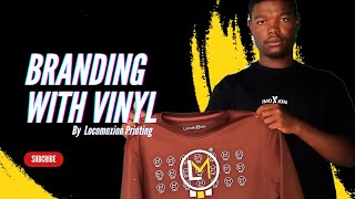 Branding with Vinyl Vinyl printing TShirt Printing signmaster printmaker [upl. by Elrak362]