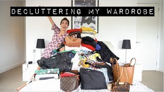 Decluttering My Wardrobe Konmari Method  Tidying Up Marie Kondo  Jenny Zhou 周杰妮 [upl. by Enriqueta]