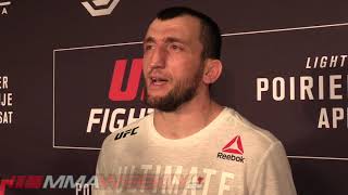 Muslim Salikhov UFC on FOX 29 PostFight Scrum [upl. by Trebla]