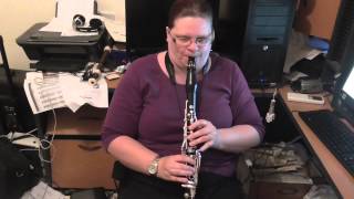 Tutorial on Henry Purcells Rondeau for clarinet [upl. by Isej]