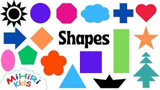 Shapes Names With Pictures  Learning For Children  Learn at Home [upl. by Manuela373]