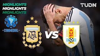 Resumen y goles  Argentina 02 Uruguay  CONMEBOLEliminatoria 2023 [upl. by Zucker44]