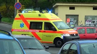 Ambulance 225 ZZS Ústecký kraj v Česká Lípa Liberecky kraj [upl. by Inglis]