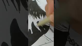 junji ito uzumaki manga sketch trending shorts [upl. by Ahseikan]