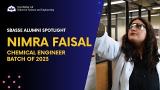 BS Chemical Engineering Alumni Interview Nimra Faisal  Process Engineer at PampG Pakistan [upl. by Mead568]